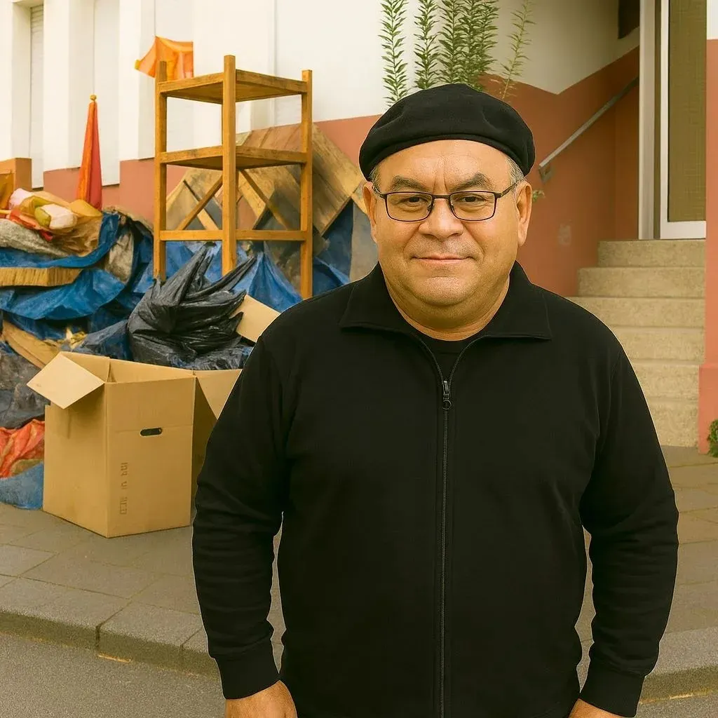 Möbelverpackung mit Folie