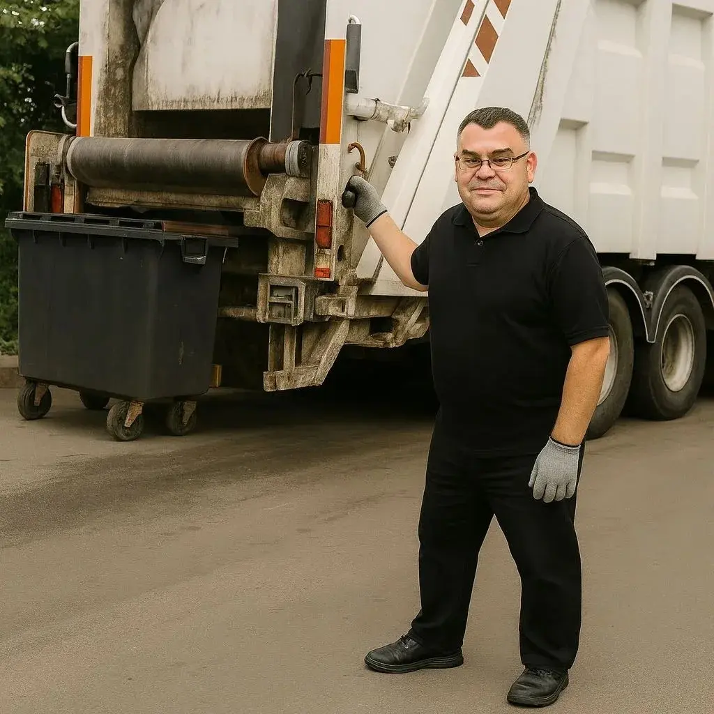Müllentsorgung mit Behältern